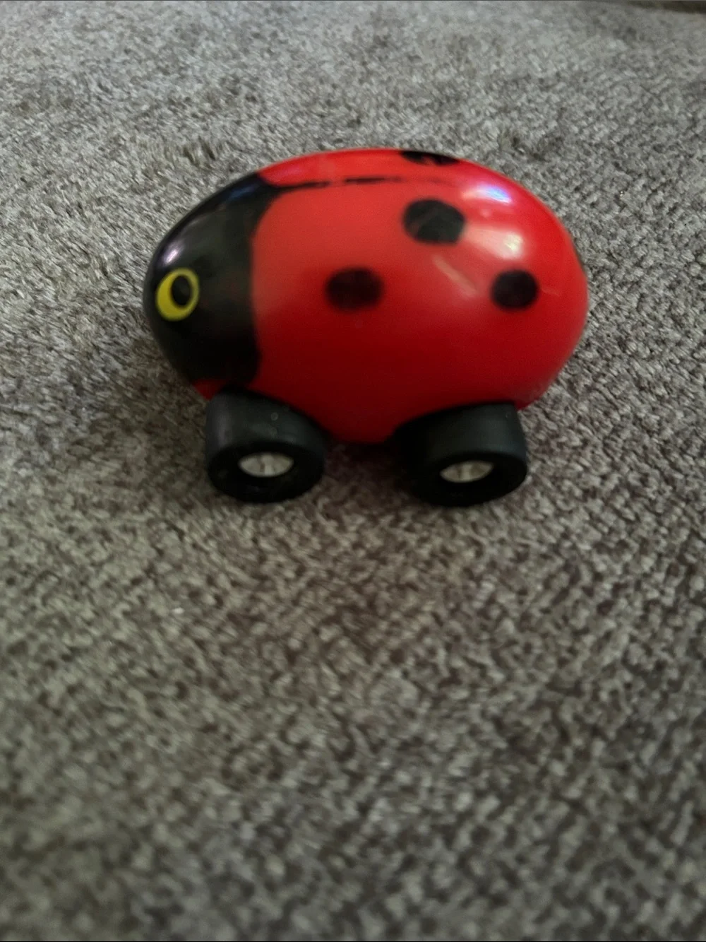 Vintage Tonka Lady Bug Red Plastic Die Cast Toy Car Vehicle